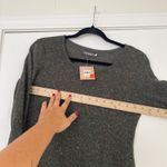 Earthbound Trading Co Tunic Dress Size Small Brown Knit Asymmetrical Long Sleeve Green Photo 7