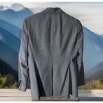 Ralph Lauren Womens Petite Grey Tweed Wool Blend Sport Suit Coat Blazer Size 4P Photo 5