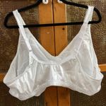 Woman Within New Front Close Wireless Satin Bra Comfort Choice  White Size 46G Photo 2