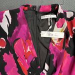 Trina Turk Women's Hana Dress Indigo Size 6 Floral Bright Black Pink Party Photo 4