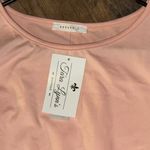 Reborn J  Peach Midi Dress Tiered size medium NWT Photo 2