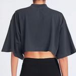 Palm Angels cropped dark gray T shirt L Photo 3