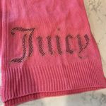 Juicy Couture Pink Jersey Knit Scarf Heat Set Studded Logo Paris Hilton Y2K Photo 1