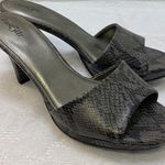 East 5th  Women’s Slip on Sandals. Snake Skin Look. Photo 0