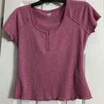 True Craft  Cropped Capped Sleeved Top Photo 0