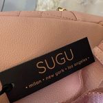 NWT SUGU Emma Diamond Quilted Triple Compartment Crossbody Sling Bag Pink Photo 7