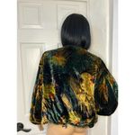 American Vintage Vintage Women’s 80’s Velvet Bomber Beaded Jacket M Photo 8