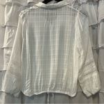 American Rag NWT  Long Sleeve Western Bohemian Pheasant Lace Top - Size Small Photo 4