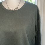 James Perse  Olive Green Lightweight 100% Cotton Sweatshirt, Size 3 (large), EUC Photo 1
