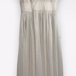 LC Lauren Conrad Lauren Conrad S Midi Dress Off-White Morning Babydoll Layered Slip Tulle TShirt Photo 0