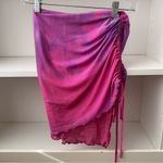 Tiger Mist  Jordie Ombré Ruched Tie Mini Skirt Photo 6