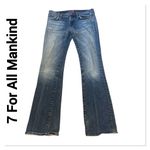 7 For All Mankind  Women's Flare Blue Jeans size 29 Photo 1