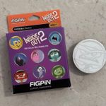 Disney  Figpin Inside Out 2 Blind Box White Out Anger - Unclaimed Code Photo 0