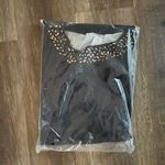 Chico's NEW NWT Black Rhinestone Midi Dress Photo 7