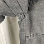 Forever 21 Women Cargo Jeans Black Size 28 High Rise Wide Leg Denim Pants Baggy Photo 5