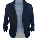 Candie's  Black 3/4 Sleeve Blazer Size Medium Photo 0