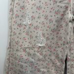 POL  Floral Print Distressed Jeans Womens M Cottagecore Wide Leg baggy high rise Photo 3