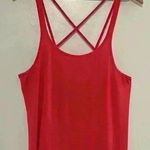 JALA CLOTHING | Women's Bright Pink Strappy Back Athletic Workout Top, Size M Size M Photo 0