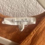 Honey Belle ✨ Floral Wrap Front Maxi Sz Large Orange Dress✨ Photo 8