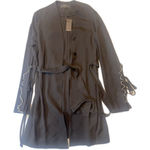 Derek Lam  Black Blazer‎ with Ribbon Accents Photo 0