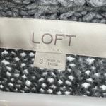 Loft  gray wool cowl neck S sweater dolman sleeves batwing knit winter fall Photo 3