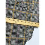 Free People  Break My Stride Plaid Button Down Oversized Shirt Small Metallic Photo 6