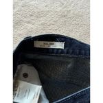 Nicole Miller ARTELIER  Sullivan Dark Wash Wide Leg Crop Raw‎ Hem Denim Jeans 26 Photo 5