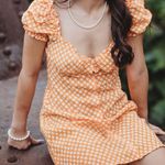 H&M Orange Sundress Photo 1