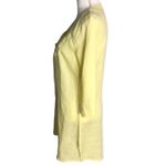 Malvin Hamburg Germany I Love Linen Yellow 3/4 Sleeve Embroidered Tunic Top Size M Photo 73