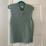 Urban Outfitters Standard Cloth Franc Fitted Sweater Vest-Mint Green-Large Photo 0