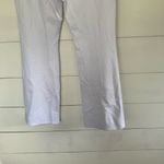 Halara  Women’s Large Regular White Flare Pants Pull on Stretchy New Photo 4