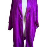 Victoria's Secret Vintage Victoria Secret Gold Label Purple Robe One Size Photo 0