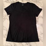 Quince NWOT Women's Black Cotton-Modal V-Neck Tee Short Sleeve T-Shirt Sz S Photo 5