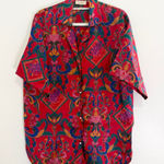 Victoria's Secret Vintage Victoria’s Secret Gold Label Sleep Shirt Style Blouse Photo 0