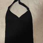 The Sak  Black Crochet Crossbody Bag Photo 0