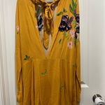Free People Gemma Tunic Dress or Top Mustard Floral Photo 3