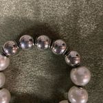 #405 BOUTIQUE Pearl and Crystal Stretch Bracelet White Photo 2