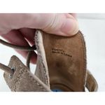 Lucky Brand Women’s Taupe Gray Laser Cut Suede Leather Open-toe BRACY Bootie 7.5 Photo 7