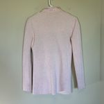 J.Crew Factory Knit Sweater Blazer Womens Sz XXS Light Pink Cotton Career G9309 Photo 2