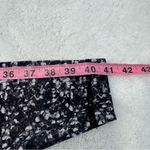 Lululemon  Shine Tight Roll Down High Rise Shimmy Shimmer Black White Sequin 10 Photo 9