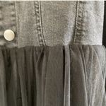 ZARA  Jean Jeweled Rhinestone Jacket Black Size XS NEW Photo 4