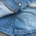 American Eagle  Distressed Denim Mom Skort size 8 Photo 8