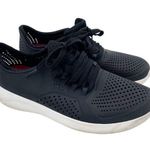 Crocs Literide Pacer Lace Up Sneakers Black Perforated Shoes Women's Size 10 Photo 0