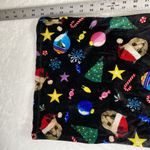 love on a hanger Overalls Women's Medium Black Christmas Kitty Cat Velour Photo 7