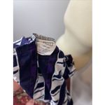 Zuri Kenya‎ Black White Purple Plaid Dress 2XS XXS Photo 9