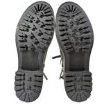 Linea Paolo Moto Boot‎ 5.5 Snakeskin Print Lace Up Ankle Boots Combat Booties Gray Photo 10