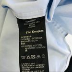 The Kooples  fitted women’s blue button down shirts size L‎ minimalist capsule Photo 3
