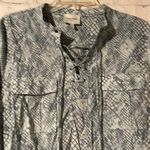 Haute Hippie  NWOT lace up snake print high low tunic shirt Photo 3