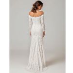 Lulus Romance Dreamer Lace Off-the-Shoulder Dress, White, Large Photo 3