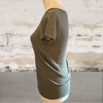 J.Crew  Women's Gray Linen V-Neck Short Sleeve Tee Size XS Photo 1